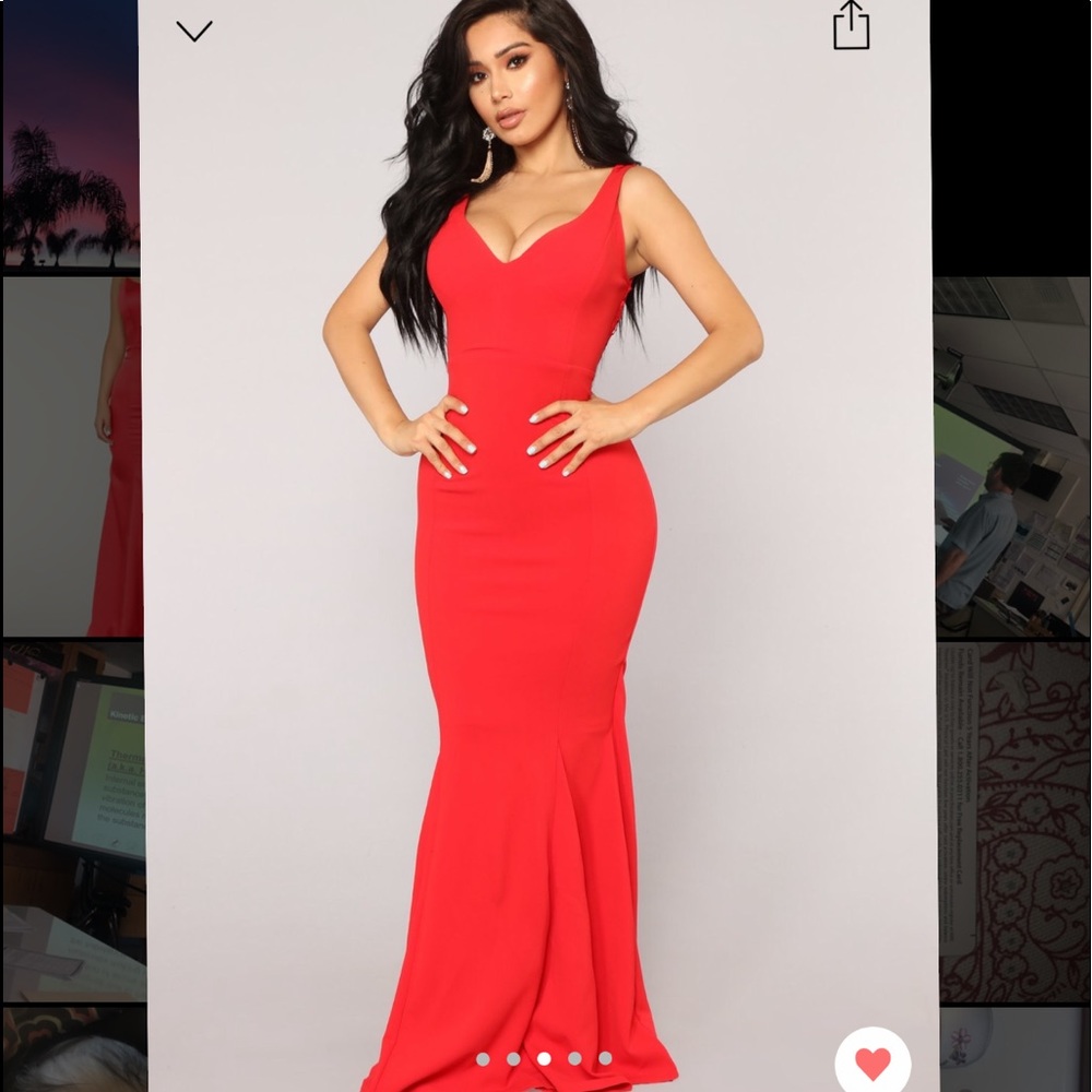 Red prom dress